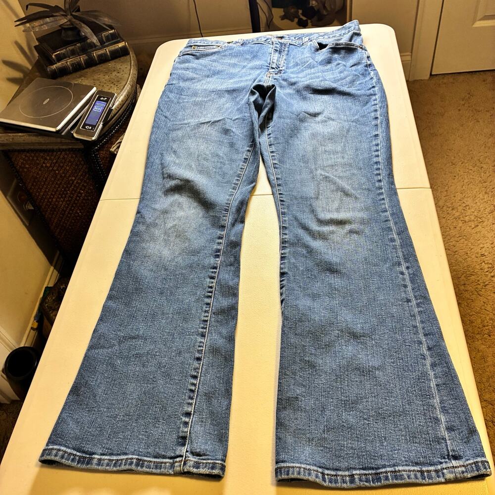 Vintage Y2K Ralph Lauren Jeans Co Flare Jeans Womens 12 Bootcut Low Rise Denim